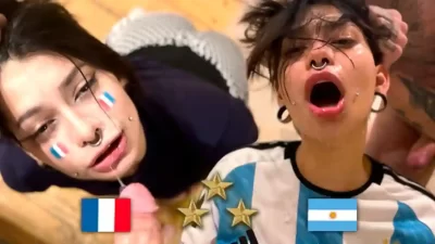 Comendo a novinha rabuda safada da argentina até gozar gostoso