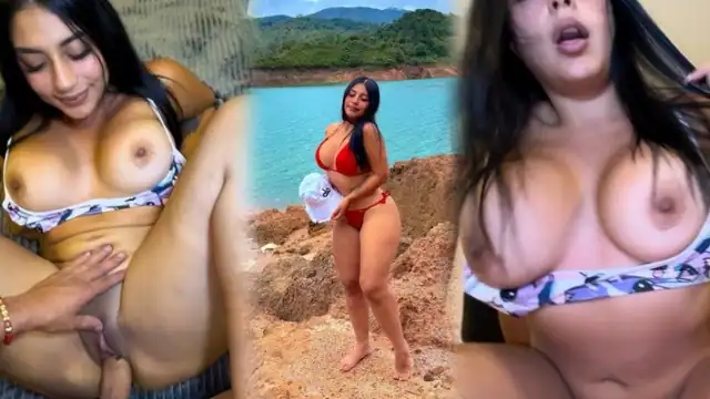 morena gostosa dando abuceta​ na cabana de férias