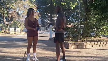 Personal gostosa fodendo com aluno negão pauzudo